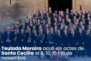 Teulada Moraira acoge los actos de Santa Cecilia el 9, 10, 15 y 16 de noviembre