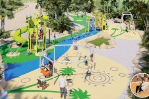 Alicante activa las obras de la segunda fase de renovación de El Palmeral para crear seis áreas de juegos infantiles