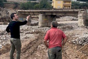 La Diputación de València activa la reconstrucción urgente de 26 puentes de su red de carreteras dañados por la DANA