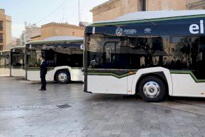 Elche incorpora seis nuevos autobuses 100% eléctricos a su flota