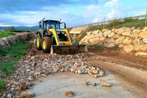 La Brigada d’Obres treballa en la reparació dels desperfectes causats per la DANA