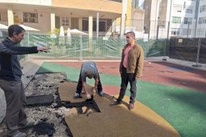 Vinaròs renueva el parque infantil de la plaza de la Constitución