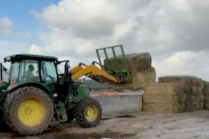 Agricultura gestiona el reparto de alimento y agua a explotaciones ganaderas con problemas de acceso a consecuencia de la DANA