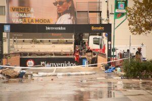 Finalizan las labores de evacuación de agua en el parking de Bonaire sin encontrar víctimas