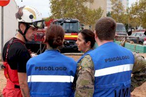 El apoyo psicológico, otro pilar fundamental de las Fuerzas Armadas en la DANA