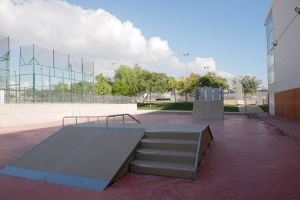 Deportes concluye las obras e inaugura el skate park en los exteriores del Pabellón Félix Candela