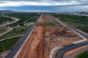 Así avanza la nueva vía del tren al Puerto de Castellón