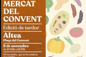 Vuelve el Mercat del Convent de Altea en su edición de otoño