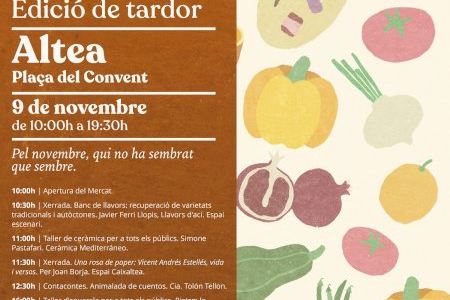 Vuelve el Mercat del Convent de Altea en su edición de otoño