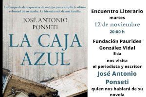 El periodista y escritor José Antonio Ponseti presenta el próximo martes su libro 'La caja azul' en la Fundación Paurides