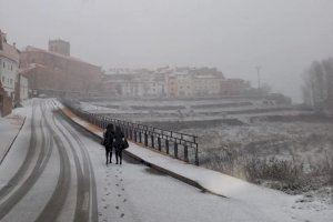 Débil nevada en Vistabella del Maestrat (Archivo)