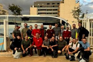 Burriana envía un equipo de voluntarios para ayudar a los afectados por la DANA