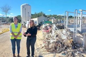 La Diputación empieza en Godelleta la reparación de las 75 depuradoras dañadas por la DANA