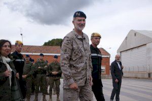 El Rei torna a València per a visitar el desplegament militar per la DANA