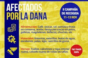 Último día de la II Campaña de Recogida Solidaria para la DANA en La Nucía