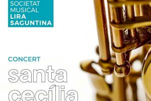 La Banda Sinfónica de la Sociedad Musical Lira Saguntina celebra su tradicional concierto de Santa Cecilia