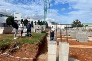 Torreblanca avanza en las obras para la ampliación del IES y refuerza los trabajos tras el parón por la lluvia