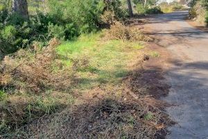 El Ayuntamiento de Xàbia inicia la primera fase de trabajos de clareo forestal