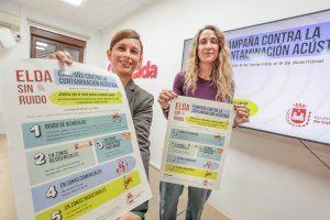 El Ayuntamiento de Elda pone en marcha una campaña de sensibilización contra la contaminación acústica