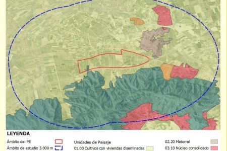 Orihuela abre una encuesta para el estudio de paisaje del Plan Especial del Parque Empresarial Agroalimentario y de Energías Renovables