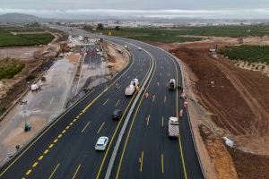 Abierto al tráfico el bypass alternativo de Valencia tras el derrumbe por la DANA