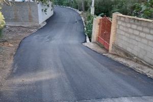 El Consell Local Agrari de Sagunto está realizando obras de pavimentación y repavimentación de caminos rurales