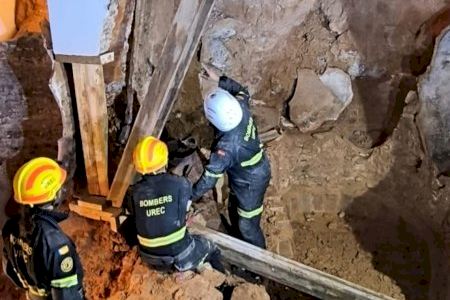 Comienzan los trabajos de apuntalamiento para recuperar los edificios emblemáticos de Utiel y Chiva afectados por la DANA