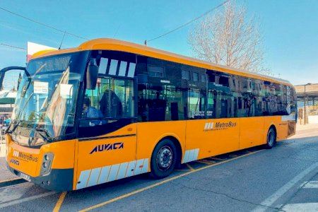 Nuevo servicio lanzadera Paterna Norte-Valencia: ya son 20 líneas de autobús sustitutivas a Metrovalencia