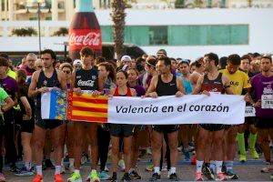 Valencia también se solidariza con la Carrera contra el Cáncer de Páncreas y congrega a más de 2.400 corredores