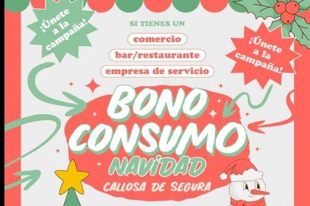 Callosa activa una nueva campaña de Bonos Consumo con la mira puesta en las fiestas navideñas