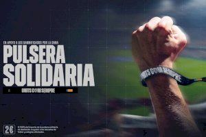 El Valencia CF y Soricastel presentan la pulsera solidaria ‘UNITS COM SEMPRE’ en apoyo a los afectados por la DANA