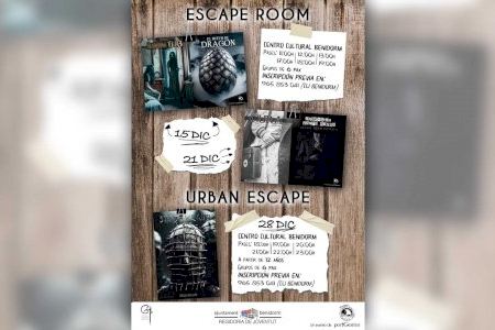 Juventud programa cinco ‘Escape Rooms’ para las fiestas navideñas