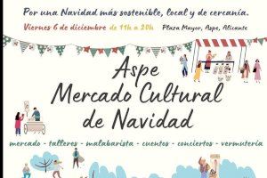 La concejalía de Cultura invita al comercio local a participar en el Mercado Cultural de Navidad en Aspe