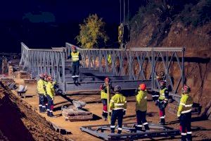 El Ayuntamiento de Buñol trabaja a pleno rendimiento para una rápida reconstrucción de dos de sus principales puentes devastados por la DANA