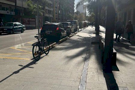 El Grupo Municipal del Partido Popular de Gandía insiste en la peligrosidad del carril bici de la República Argentina