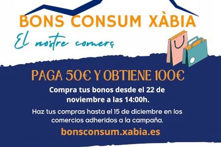 Vuelve la Campaña Bons Consum Xàbia: multiplica tu inversión en el comercio local