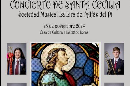 9 instrumentistas se suman a La Lira de l'Alfàs el sábado en el tradicional concierto de Santa Cecilia