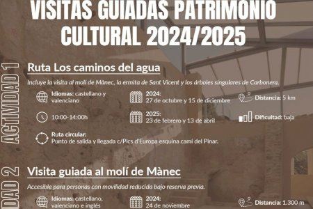 L’Alfàs organiza una nueva visita guiada gratuita al Molí de Mànec este domingo