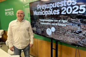 Petrer presenta unos presupuestos responsables y rigurosos para 2025 que superan los 31 MM de euros