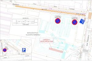 Movilidad habilita bandas de parada limitada en Bono Guarner y Aguilera por las obras de la Estación Central