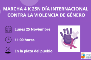 San Antonio de Benagéber presenta las actividades con motivo del 25N en la lucha contra la violencia de género