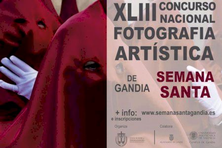 La semana santa de Gandía convoca la XLIII edición del concurso nacional de fotografía