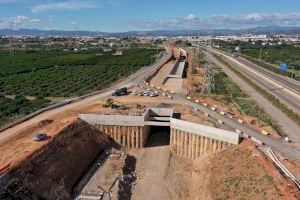 Avanzan a pasos agigantados las obras del nuevo acceso ferroviario al puerto de Castellón: las mejores imágenes de las obras