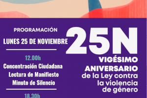 El Ayuntamiento de Utiel se suma a la campaña 25-N de Diputación de Valencia que conmemora 20 años de la Ley contra la Violencia de Género