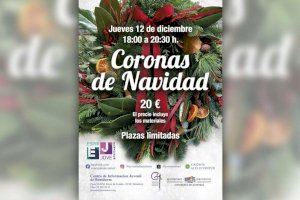 Juventud organiza un curso de decoración navideña en Benidorm