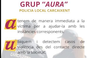 El Grup “AURA” de la Policia Local de Carcaixent és un pilar essencial en la lluita contra la violència de gènere