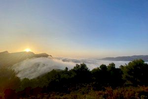 Una masa de aire estable se aposenta este martes con temperaturas a la baja y nieblas matinales en la Comunitat Valenciana