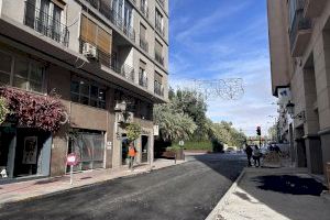 Las obras de plataforma única en el entorno de Eres de Santa Llúcia y San Vicente finalizan el 18 de diciembre