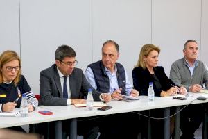 Carlos Mazón asiste a la reunión del CECOPI