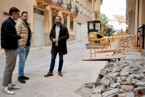 L’Alcora renueva la red de agua potable de la calle Canterers